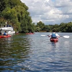 Kayaking Sunbury, Surrey