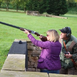 Clay Pigeon Shooting Yeaveley, Derbyshire